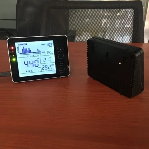 Carbon dioxide meter,  desktop air quality tester temp/RH/CO2 detector   indoor co2 monitor