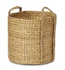 Hyacinth Rectangle Round  Laundry Basket –SML
