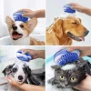 Pet Grooming Cleaning Bathing Product Massage Brush Silicone Pet Brush