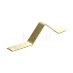 China High Quality Solid Brass Scissor Snap Hook Clasps With Square Eye Swivel Trigger Snap Clip for Handbag