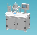 Ultrasonic ear loop welding machine with rotation for face masks