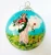 Import Hand painted glass Christmas ball Christmas ornaments from China