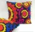 Import Suzani Hand Embroidered Cushion Cover | Floral Hand Embroidery Throw Decorative Pillow Cover from India