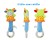 Import Baby Cute plush Rattle hot selling product hand bell toys from China