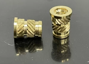 Brass Knurled Inserts / Micro Threaded Inserts/Brass Threaded Inserts for plastics