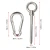 Import Hammock suspension set hanging chair accessories eye hook ring wood screw spring hook outdoor from China