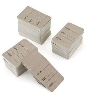 1 Part Grey Paper Tags for Label Garments
