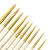 Import 10 pcs Craft Paint with Gold Nylon Round Tip Brush and Black Tail for Adults from China