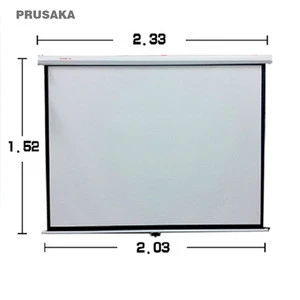 100 inch 16:9 motorized projection screen, electric projector screen with remote control/matte white or 3D