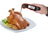 100% Waterproof Digital LED Display Cooking temperature Testing Household Usage Folding Meat Thermometer