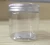 Import 100ML/150ML/200ML Clear Bottom Aluminum Metal Cap Amber Empty cream jar for body care Plastic Cosmetic Jar from China