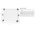 Import 10&#39;&#39;x 10&#39;&#39;  Desktop Mini Dry Erase White board Easel for Home Office from China