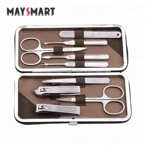 10Pcs Stainless Steel Clipper Nail Care Tool Sets Manicure Pedicure Set