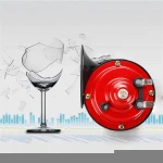 110DB 12V Super Train Horn Electric Snail Horn Motorcycle Air Horn Raging Sound For Motorbike Boat Car Accessories