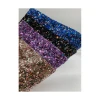 1.1MM thickness high quality faux pu leather glitter synthetic leather
