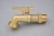 Import 1/2" 3/4" forged male thread brass bibcock/ tap /faucet from China