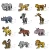 Import 12 Styles Animals 3d puzzle paper mold jigsaw puzzle educational toy paper puzzle from China