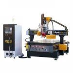 1325 cnc router atc with oscillating knife for cutting carton sponge mdf