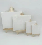 14*20cm Easel with13*18cm Canvas mini kids wood easel whiteboard wooden easel