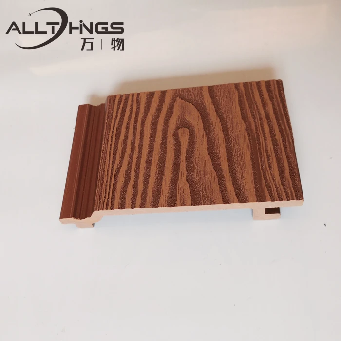 156*21mm wood plastic composite cladding easy install outdoor acoustic wpc wall panel
