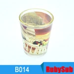 1.5oz Sublimation Small Shot Wineglass Small Sublimation Coated Glass Shots
