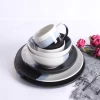 16 Piece Stoneware Dinnerware Set With 7.5" Side Plate Dessert Plate Dishes Italian Dinner Sets