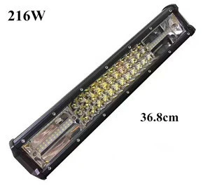 162W/216W/540W/648W three rows led light bar for suv jeep aluminum led bar bar lights head lamp bus body kit for suzuki wagon r