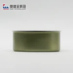 185g Metal Ring Pull Tinplate Can Empty Tuna Fish  Tin Cans 834#