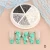 Import 1Box Nail Art Rhinestone Semicircle Pearls Metal Beads For DIY Ballet Nail Art Charming Summer Accessories For Manicure from China