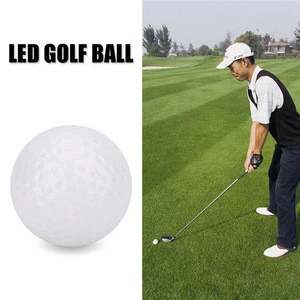 1Pc High Quality Electronic Light Led Color Flashing Golf Ball for Dark Night Sport Practice Training