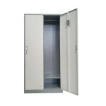 2 doors office furniture metal steel home hospital hanging cupboard with shelves storage cabinet locker