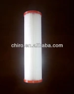 20 inch polyester paper pleated water filter cartridge(red cap)