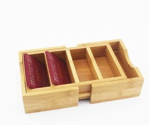 2016 Office bamboo business card holder
