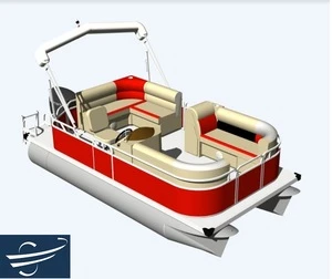 2018 Aluminum Pontoon Boat 5M SC-CP5 Factory Supplier - Made in Turkey