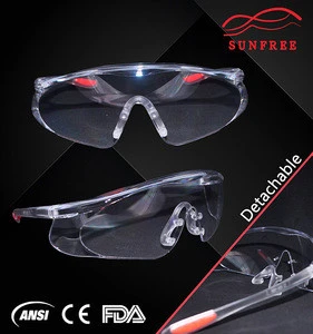 2018 Clear Anti UV New Design Industrial PC Protection Safety Glasses Goggles