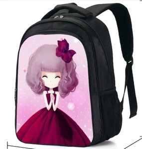 2018 new design wholesale girl child backpack kids school bag