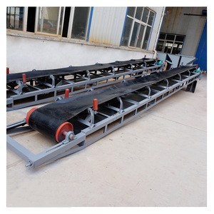 2019 China cheap food grade pvc/rubber flat belt conveyor