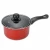 Import 2019 New Design Aluminum Red Color Ceramic Coating 4 Pieces Cookware from China