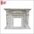 Import 2019 new design interior decoration white marble fireplace for sale from China