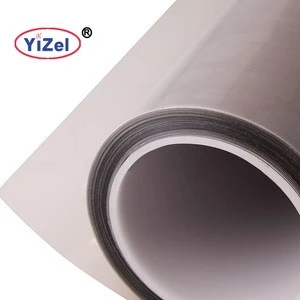 2020 best sales 0.914/1.07/1.27/1.52m x 50m glossy /matte waterproof eco-solvent Grey Back Pet Film for Roll up Banner Stand