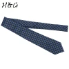 2020 fashion men accessory  good quality line geometrical tie Polyester Men Necktie
