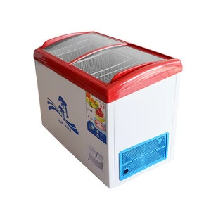 2020 Frozen display cabinet horizontal refrigeration cabinet supermarket equipment