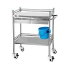 2020 Hospital Furniture stainless steel medical cart emergency Treatment Trolley For sales