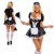 Import 2020 Hot sale halloween women&#39;s sexy milk maid black and white party maid costume from China