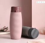 2020 Hot Sale Portable Water Bottles 600ML Sport Water Bottles  BPA Free Silicone Foldable Water Bottle