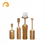 2020 Metal Candle Holders Candlestick Tabletop Candle Stand Wedding Decoration Candelabra Home Decor Candelabrum