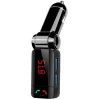 2020 New Bluetooth Car Kit FM Transmitter Dual USB Car Charger Support Handfree call MP3 With LCD Screen