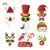 Import 2020 new design Christmas New Year Happy Festival party supplies set photo booth props from China