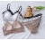 Import 2020 New Design Girls Thin Triangle Cup Wire Free Women Lace Bra and Brief Set from China