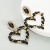 2020 new fashion jewelry Women Girls Rhinestone Exaggelated Large Drop Geometric Earrings Statement Dangle heart Earrings